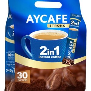 Aycafe 2 in 1 Instant Coffee Pouch, 30 Sachet